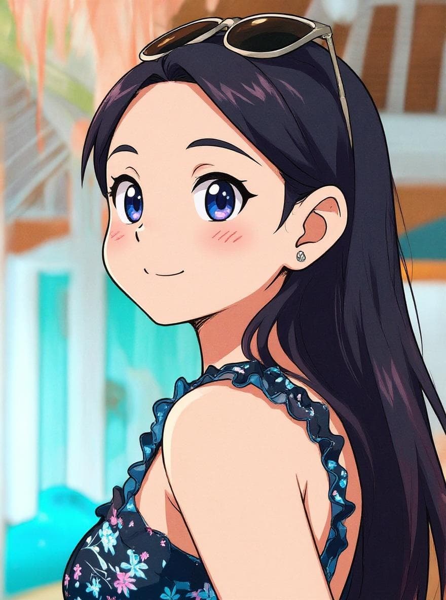 Anime cartoon style example