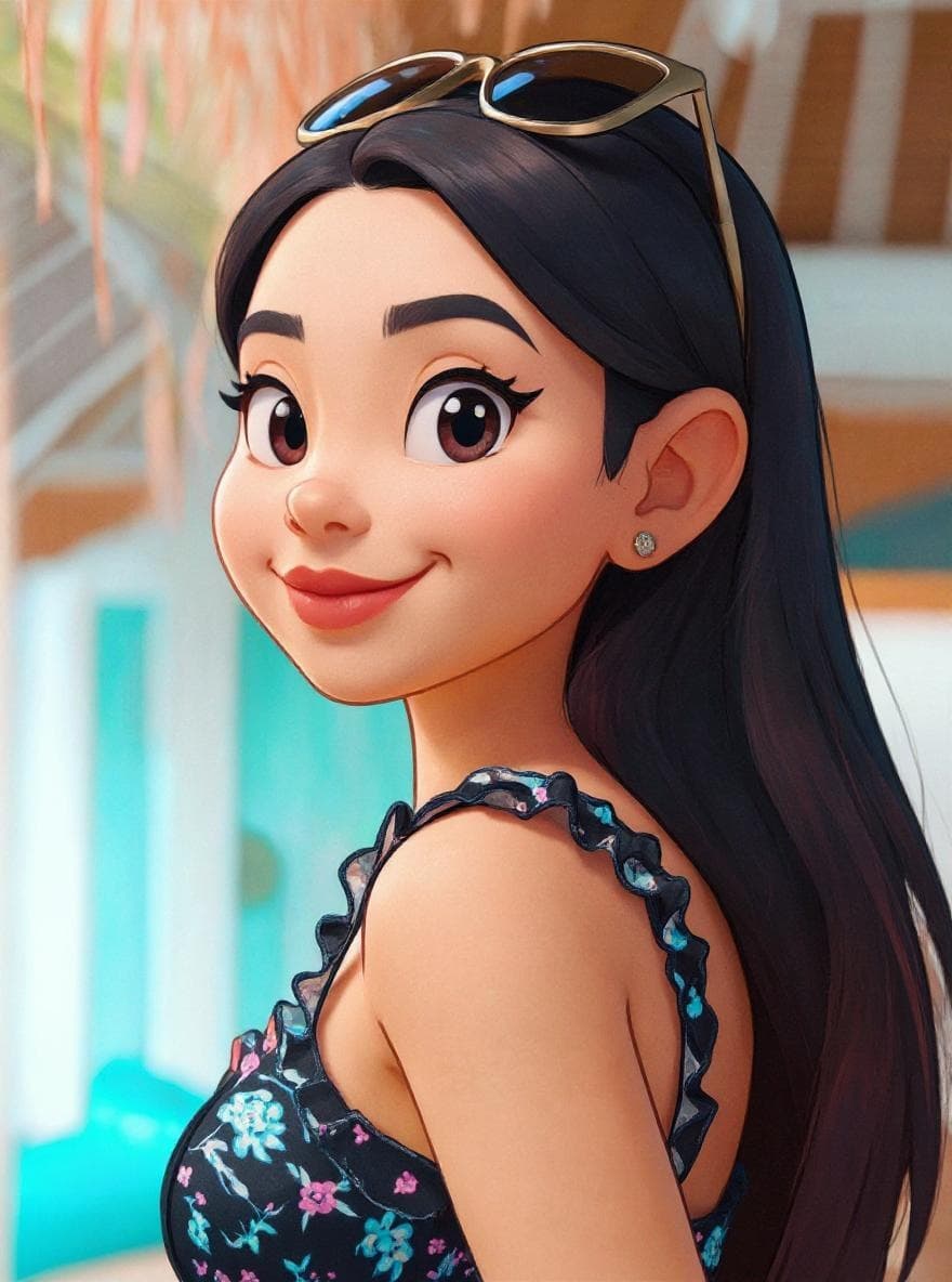 Disney cartoon style example