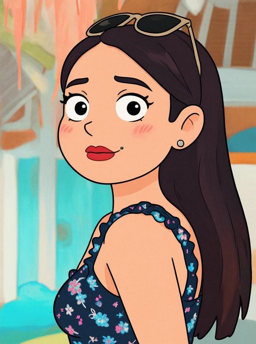 Adventure Time cartoon style example