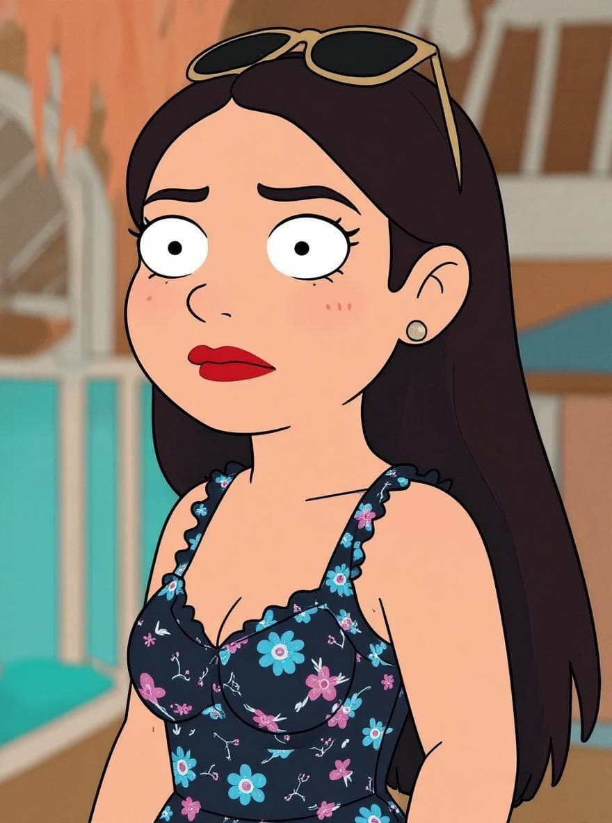 Family Guy cartoon style example