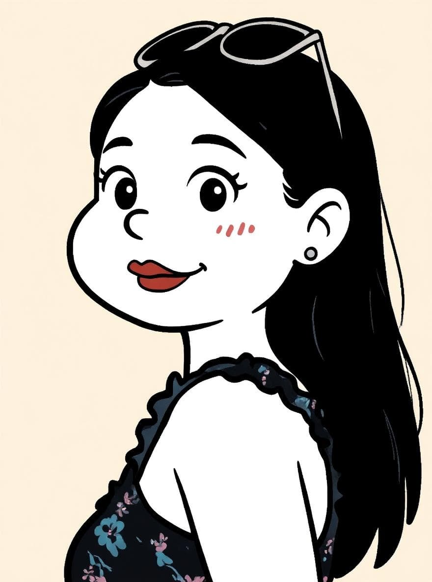 Snoopy cartoon style example