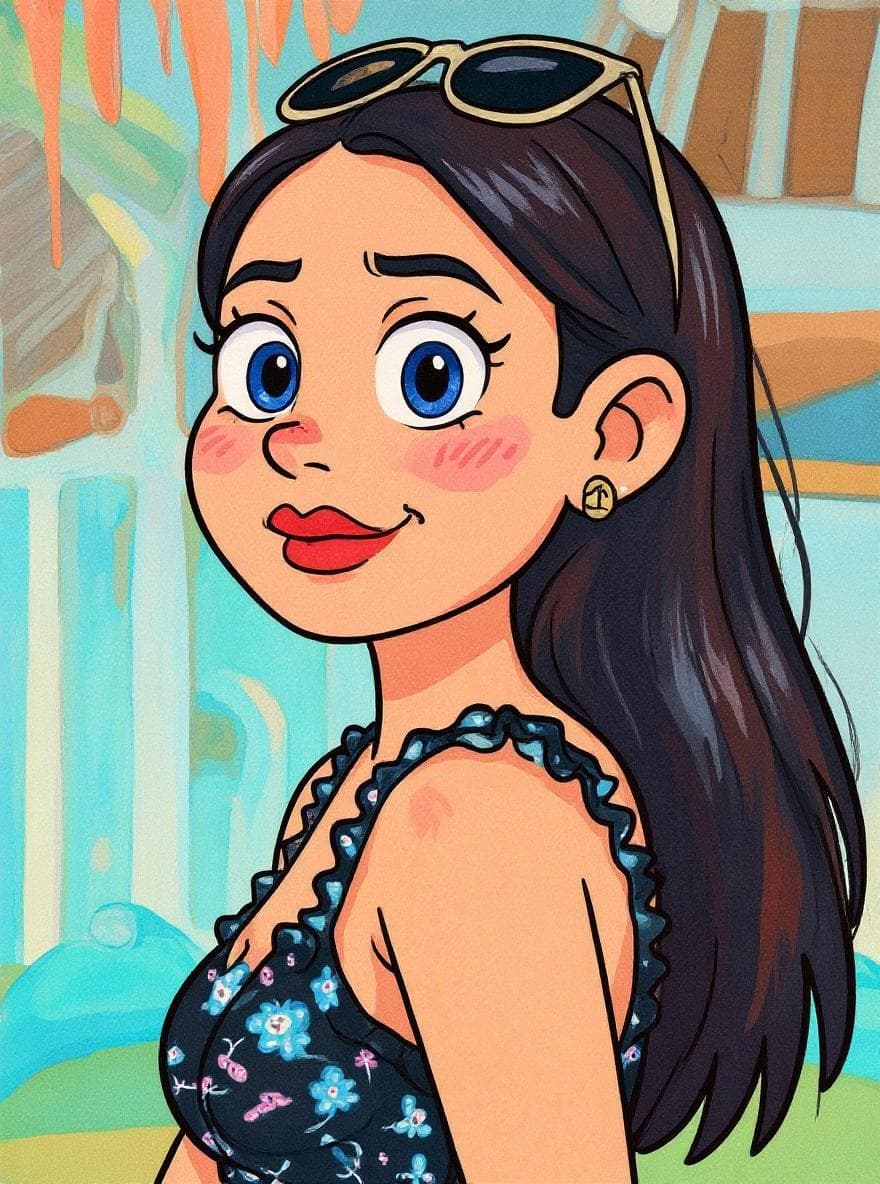 SpongeBob cartoon style example