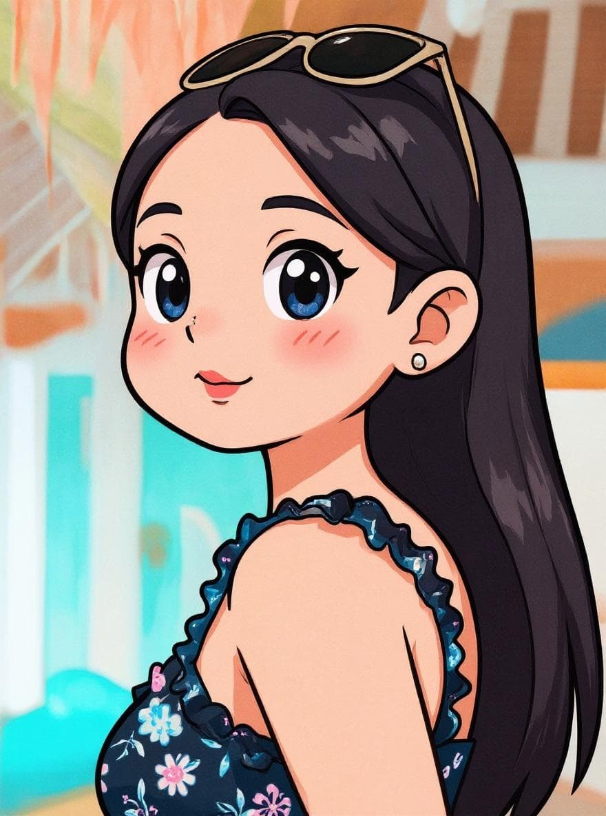 Chibi cartoon style example
